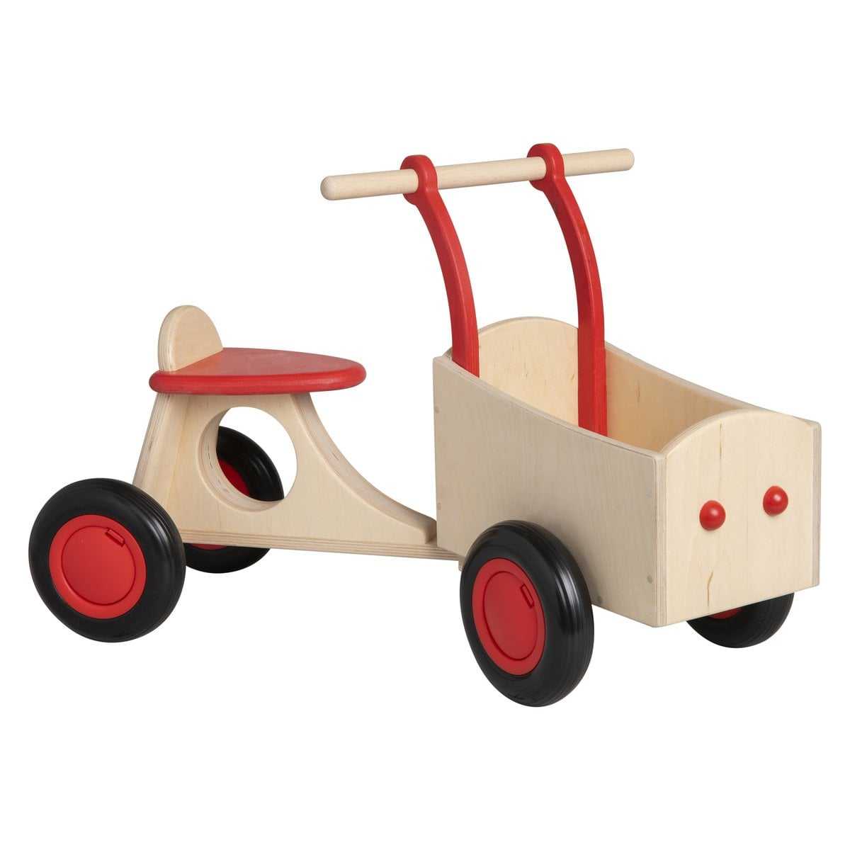 Houten loopbakfiets vanaf 1 jaar - Rood