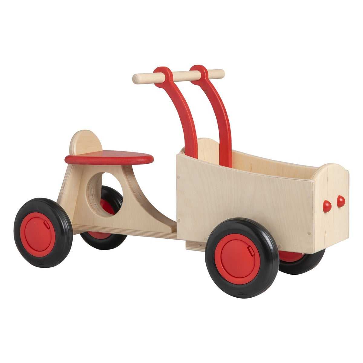 Houten loopbakfiets vanaf 1 jaar - Rood