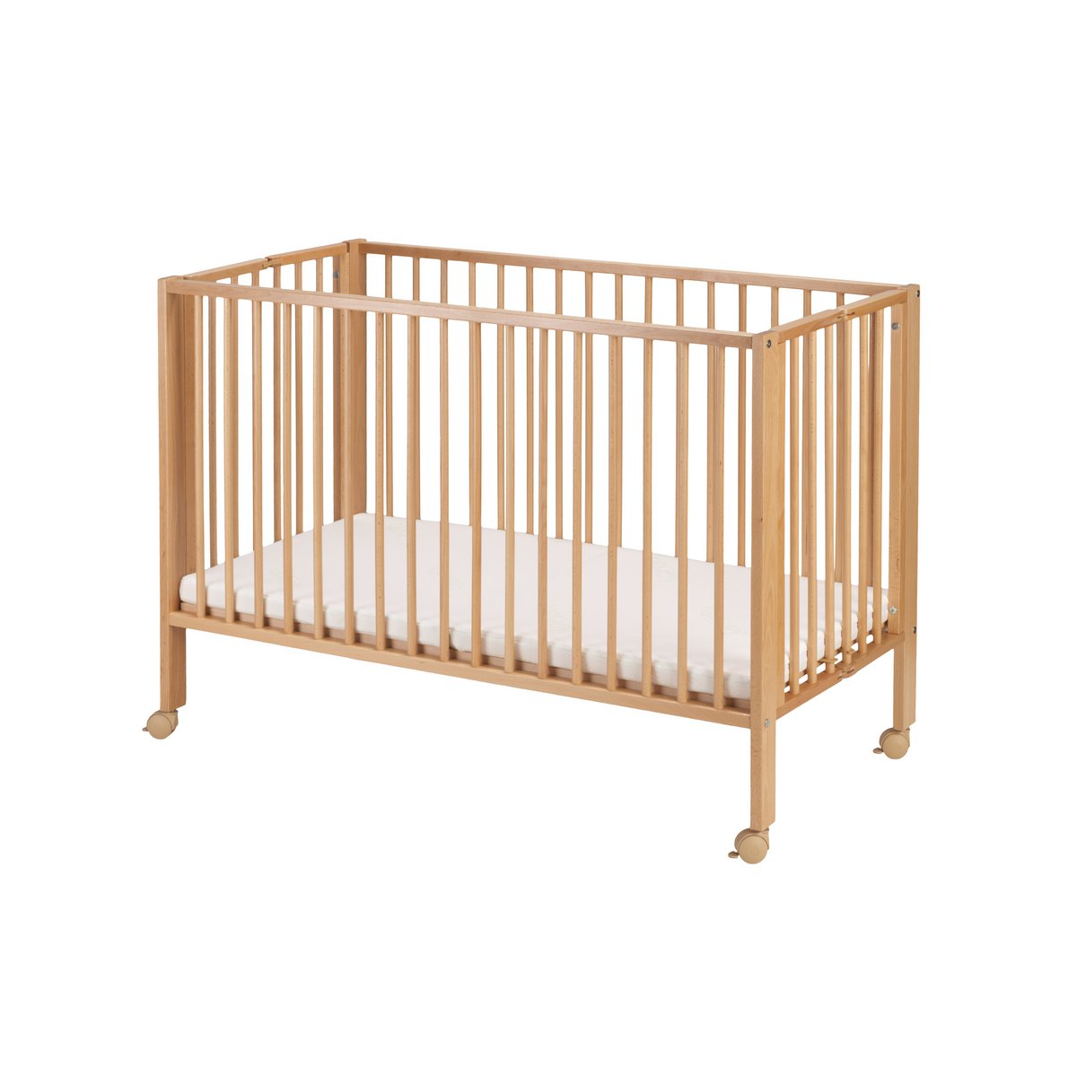 tiSsi opvouwbaar kinderbed 120x60 cm - Naturel