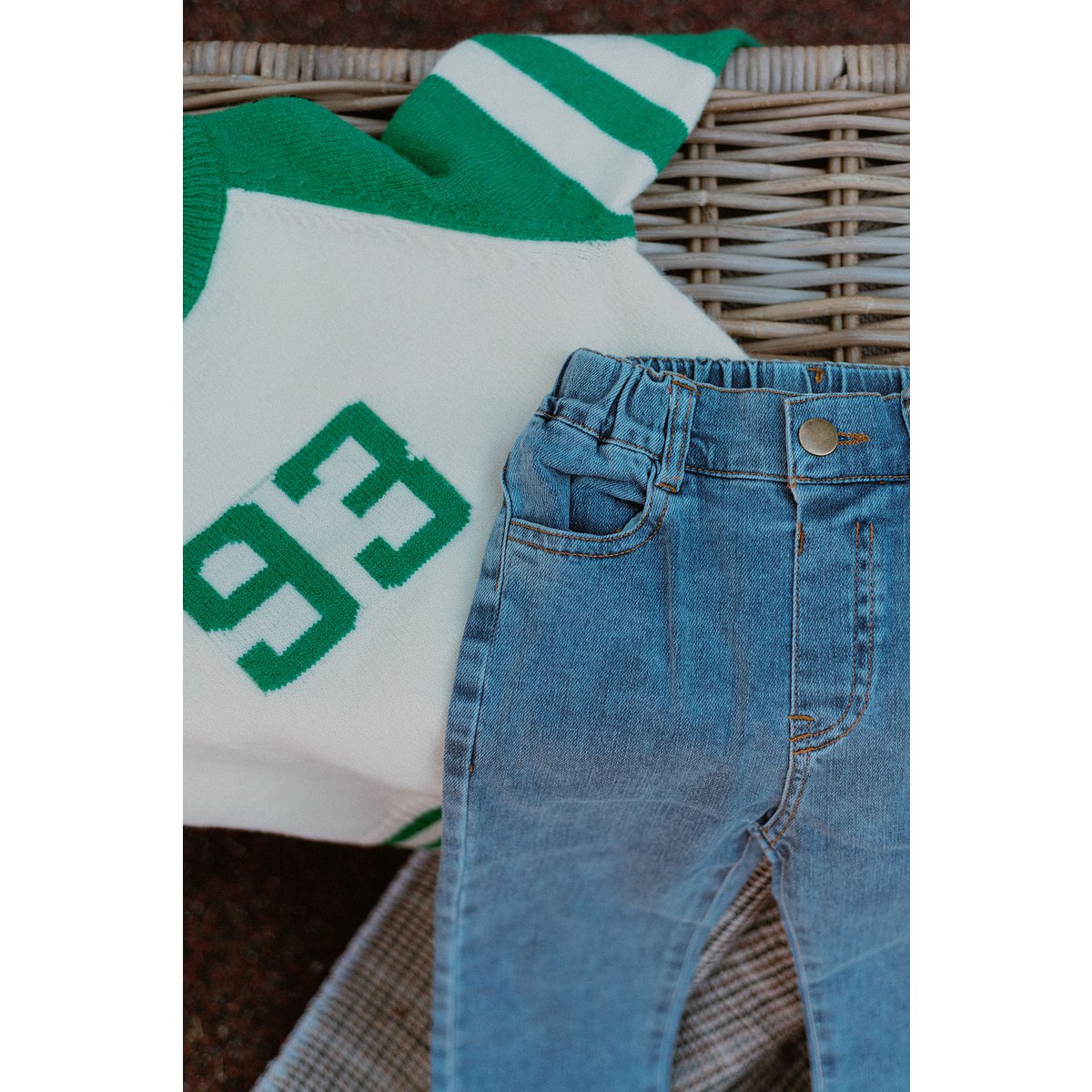 Camilla Flared Kinderjeans – Vintage Denim