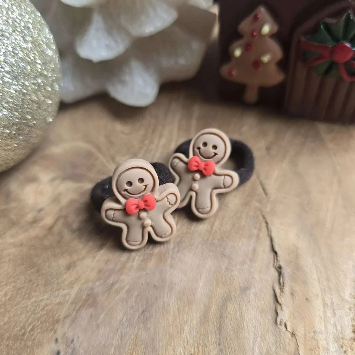 Mini haarelastiekjes Ginger man | set van 2