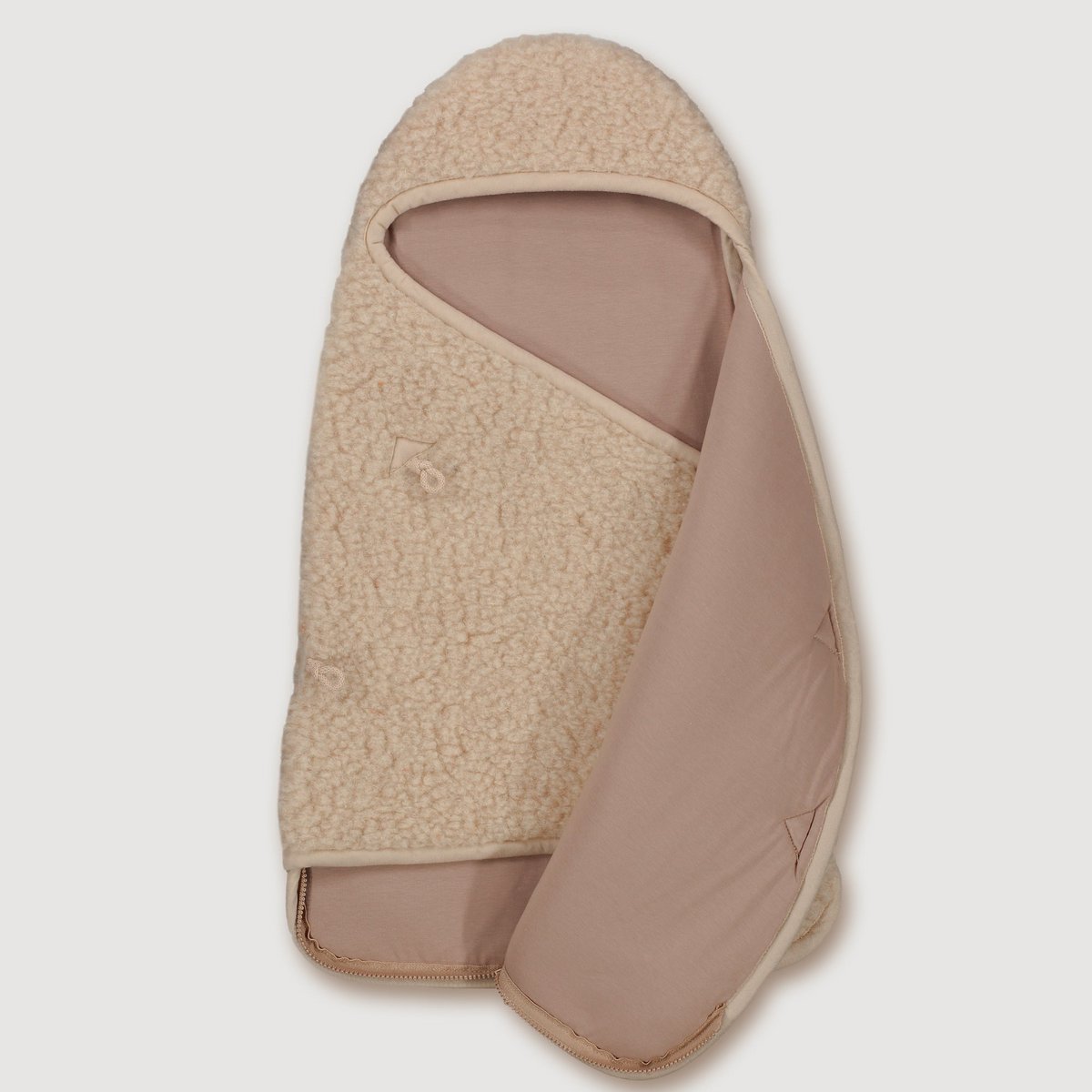 wollen babycocon van schapenwol - Haver