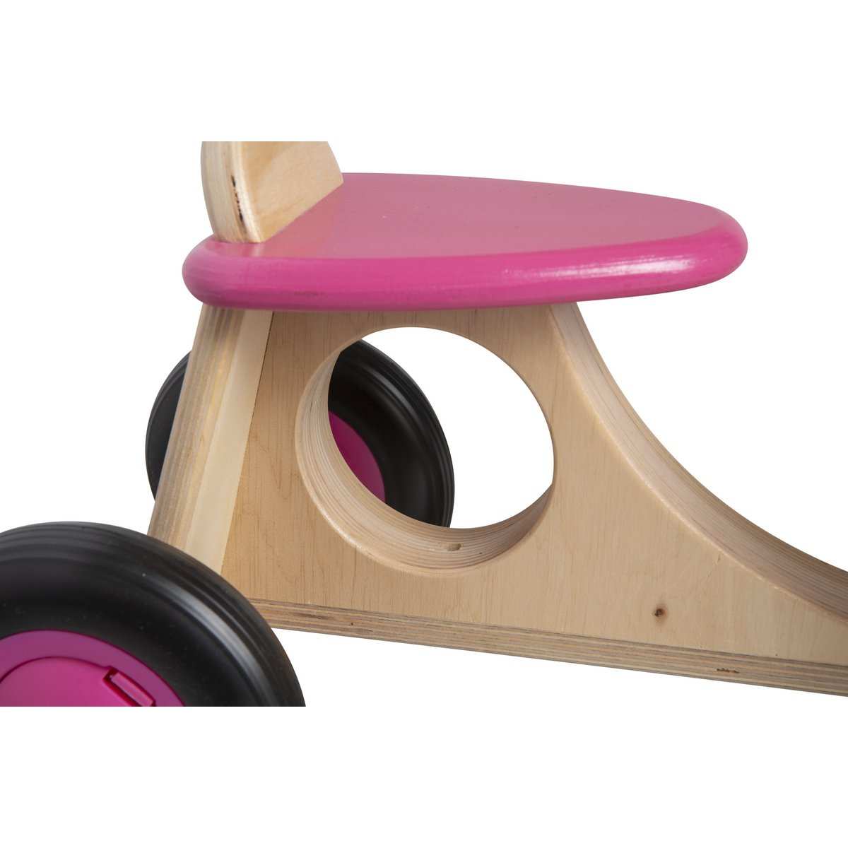 Houten loopbakfiets vanaf 1 jaar - Roze