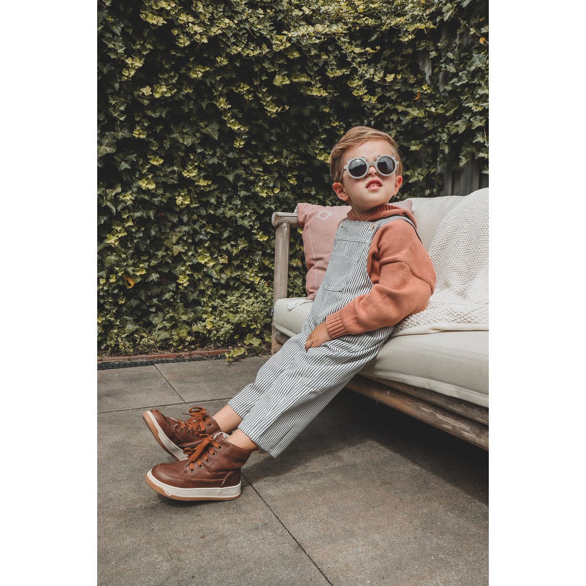 Alfie Gebreide Unisex Kinderhoodie van Katoen