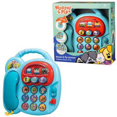 Woezel en Pip retro telefoon met geluid voor baby's