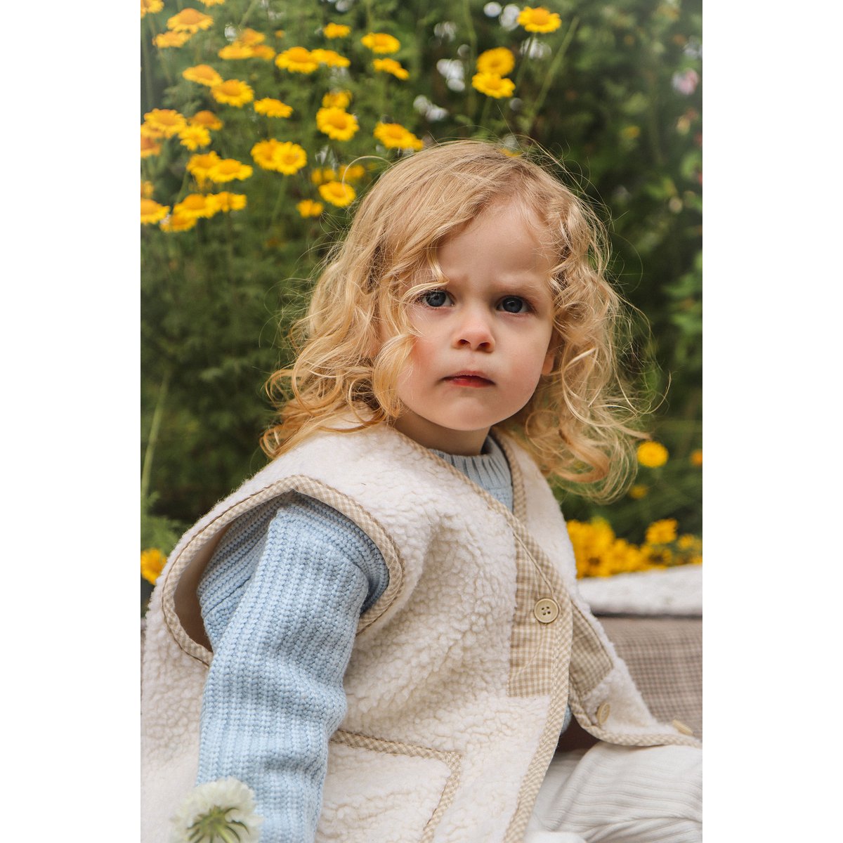Lea Unisex Gebreide Kindertrui met Ronde Hals