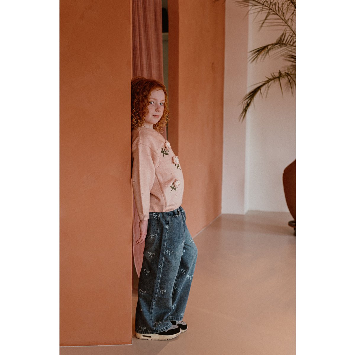 Rae Kinderjeans met Lintprint – Rechte Pijp