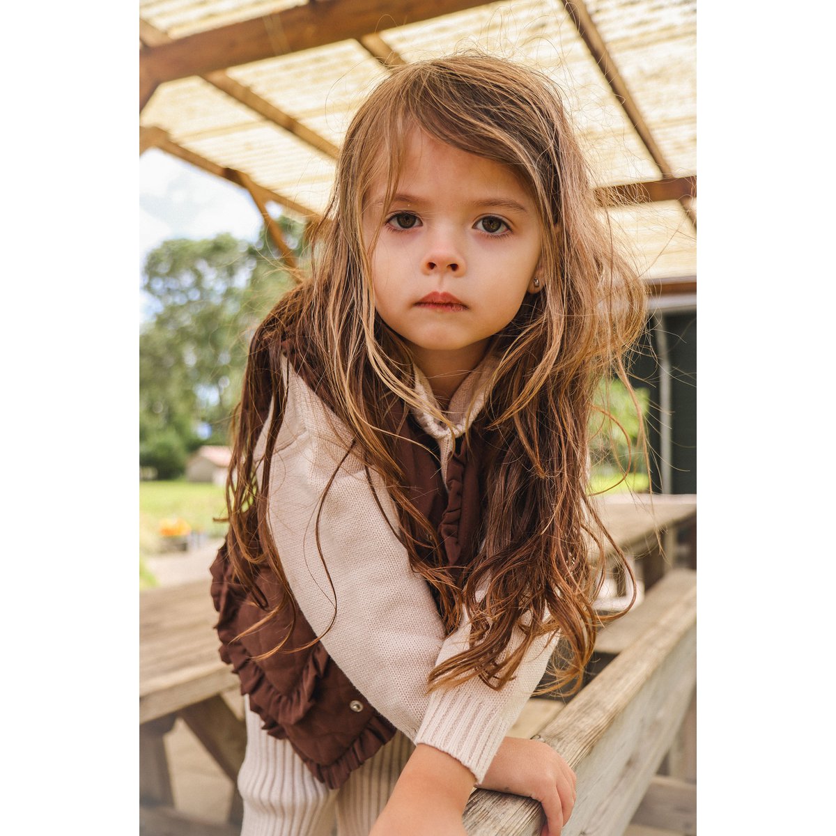 Alfie Gebreide Unisex Kinderhoodie van Katoen
