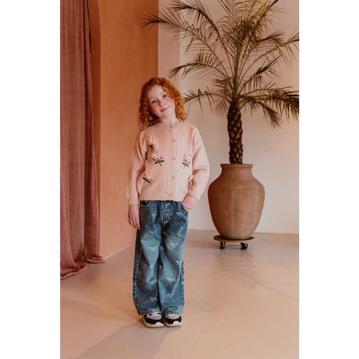 Rae Kinderjeans met Lintprint – Rechte Pijp