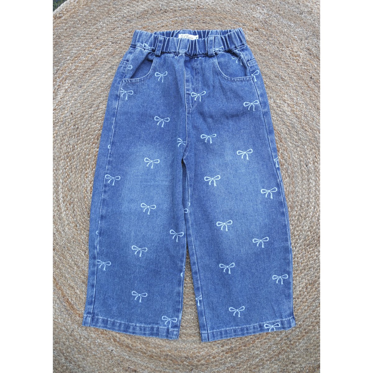 Rae Kinderjeans met Lintprint – Rechte Pijp