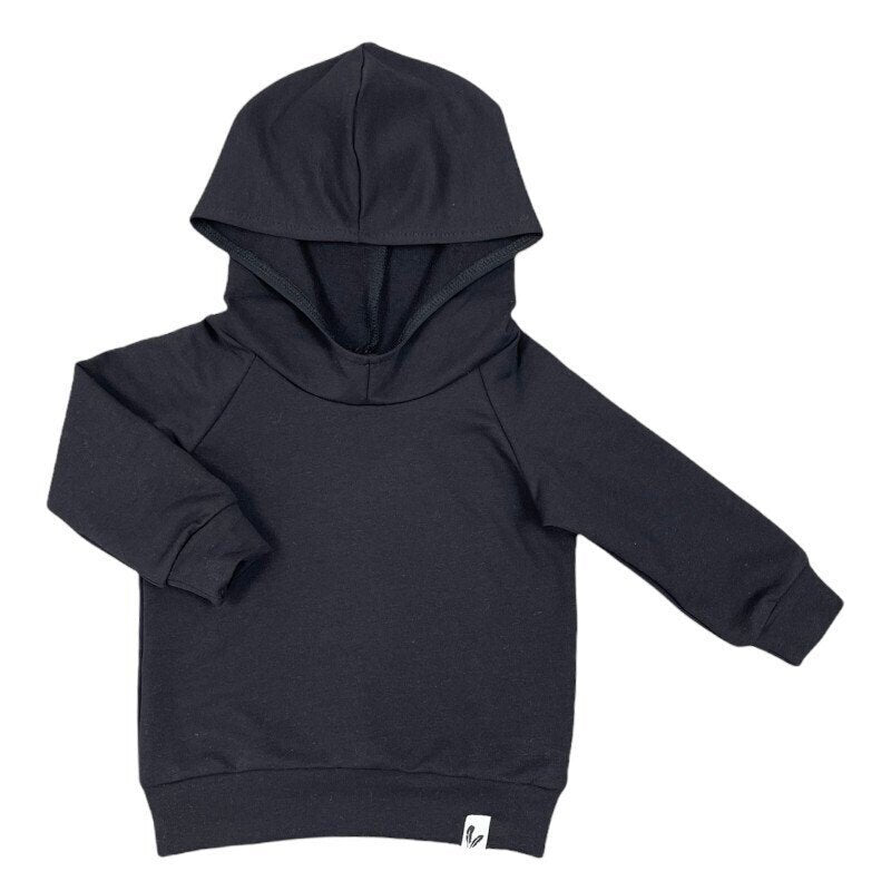 Handgemaakte Baby- en Kinderhoodie – Zwart