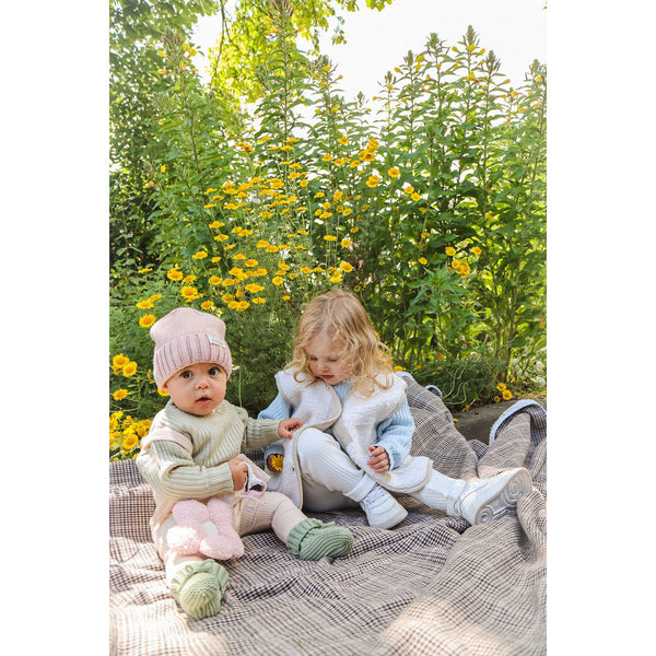 Lea Unisex Gebreide Kindertrui met Ronde Hals