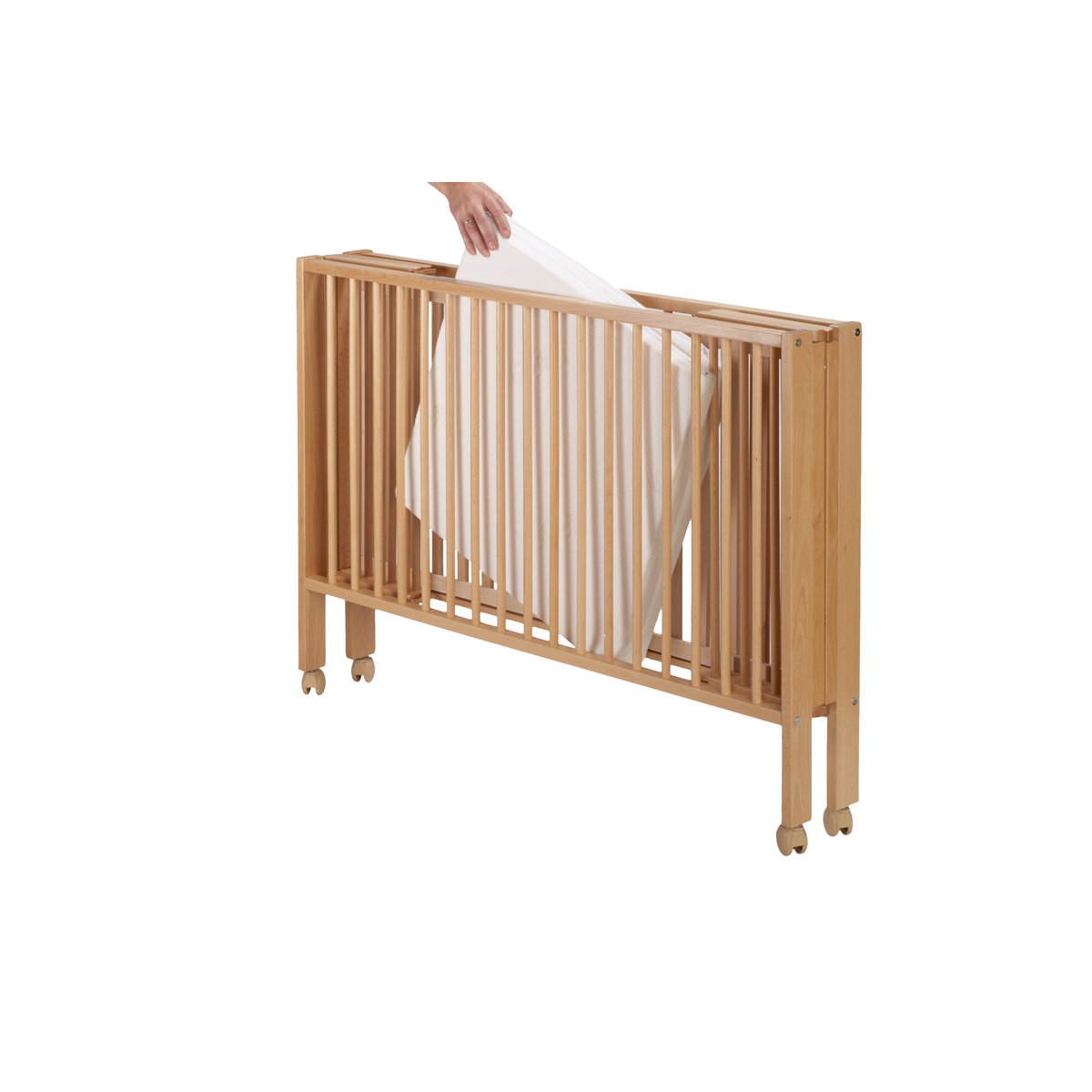 tiSsi opvouwbaar kinderbed 120x60 cm - Naturel