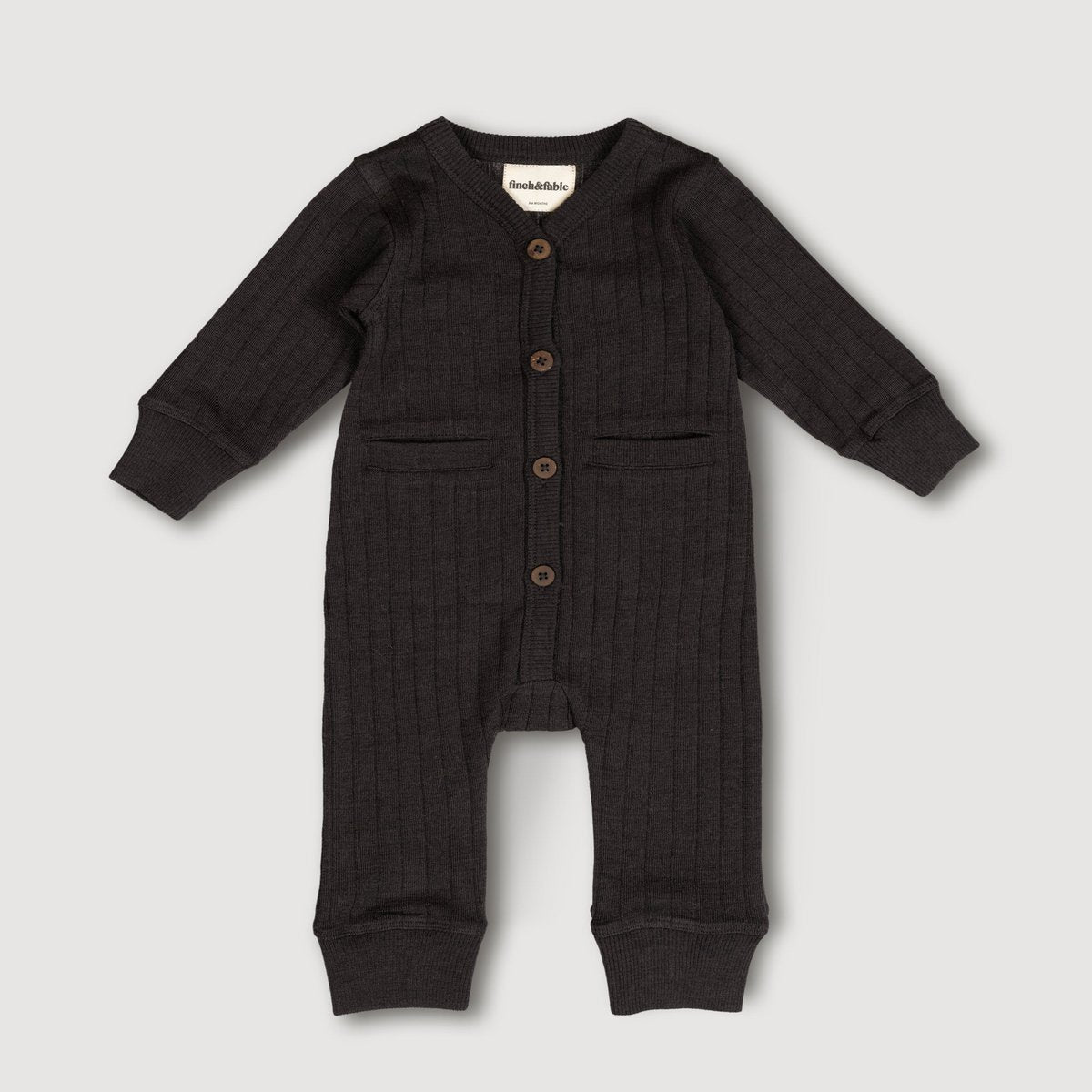 Playsuit Wollen Ribstof Storm