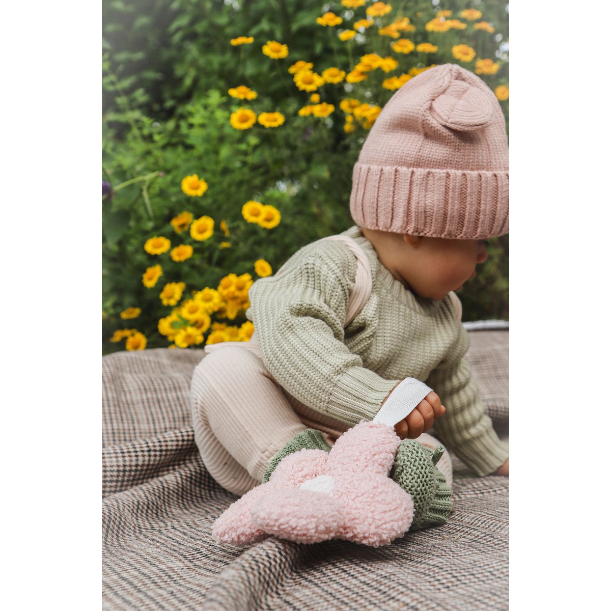 Lea Unisex Gebreide Kindertrui met Ronde Hals