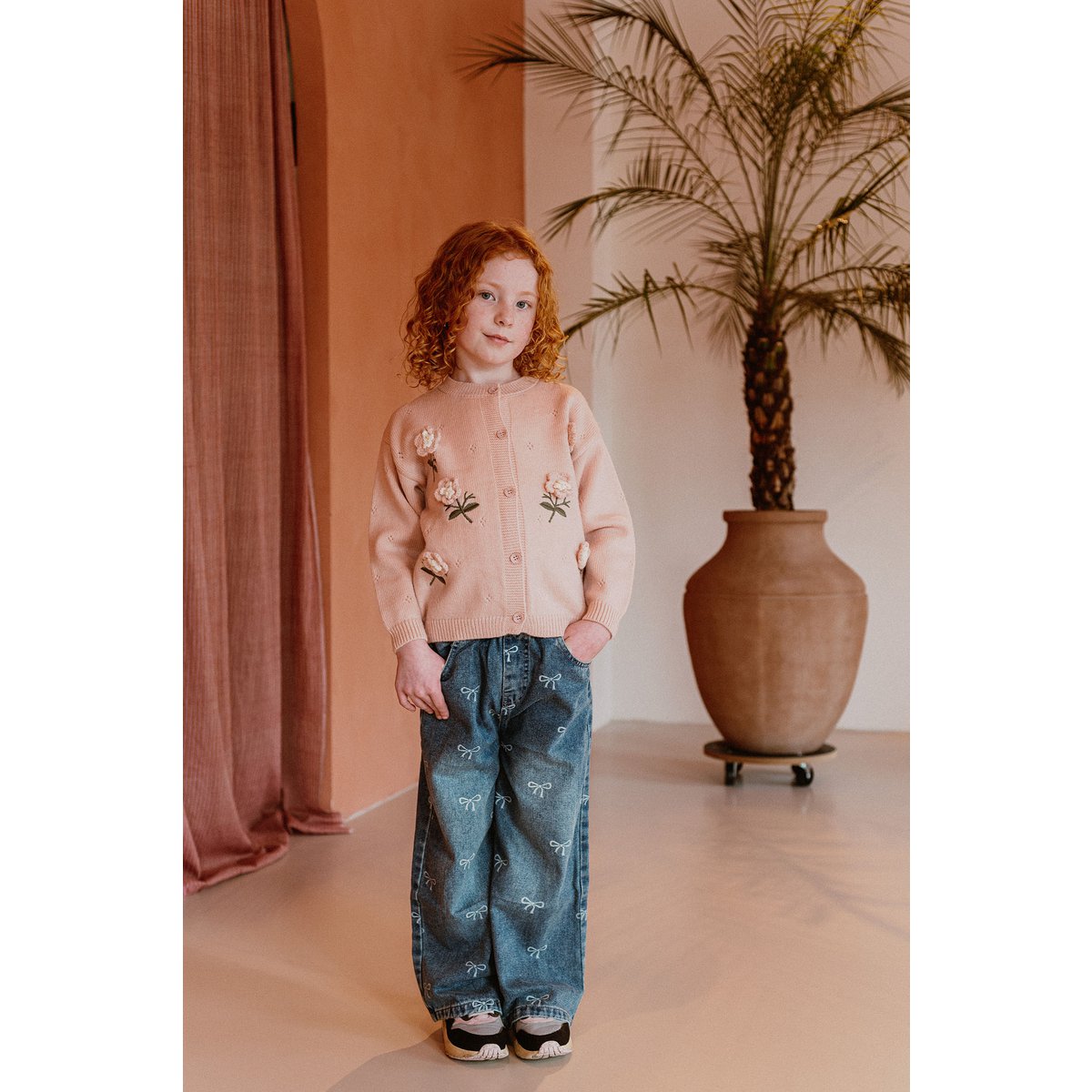 Rae Kinderjeans met Lintprint – Rechte Pijp