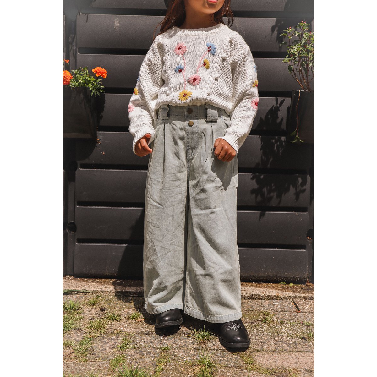 Oliver Wijde Kinderjeans – Lichtblauw Denim