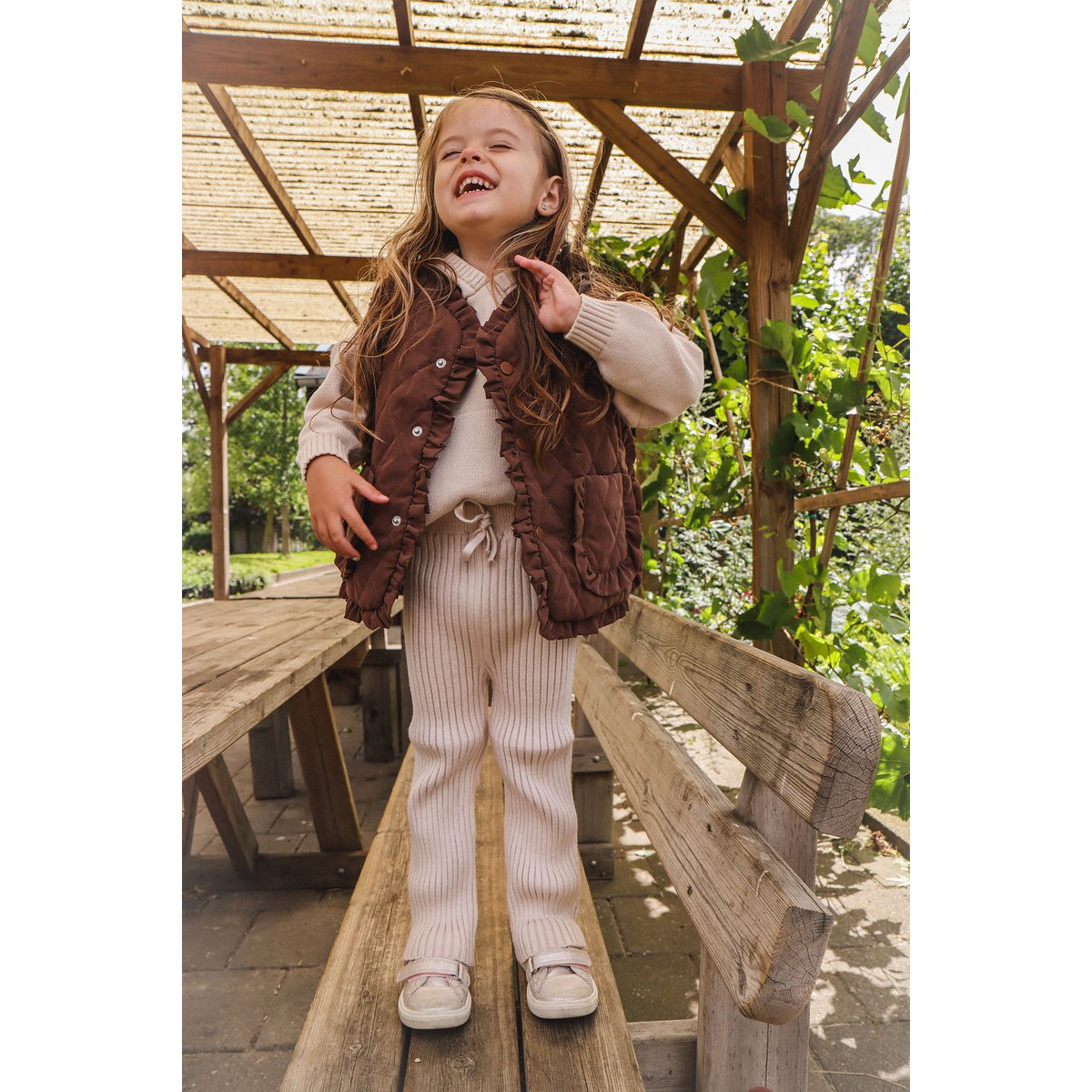Alfie Gebreide Unisex Kinderhoodie van Katoen