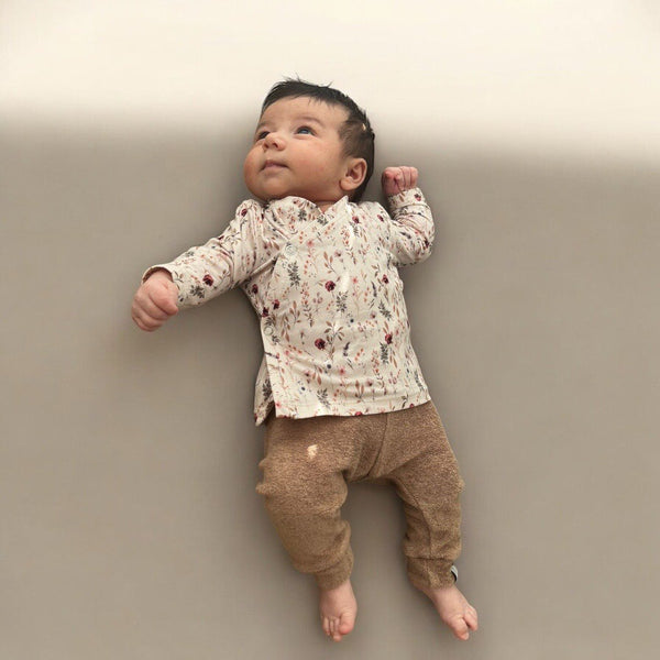 Newborn Broekje Badstof Cacao | Feathers®