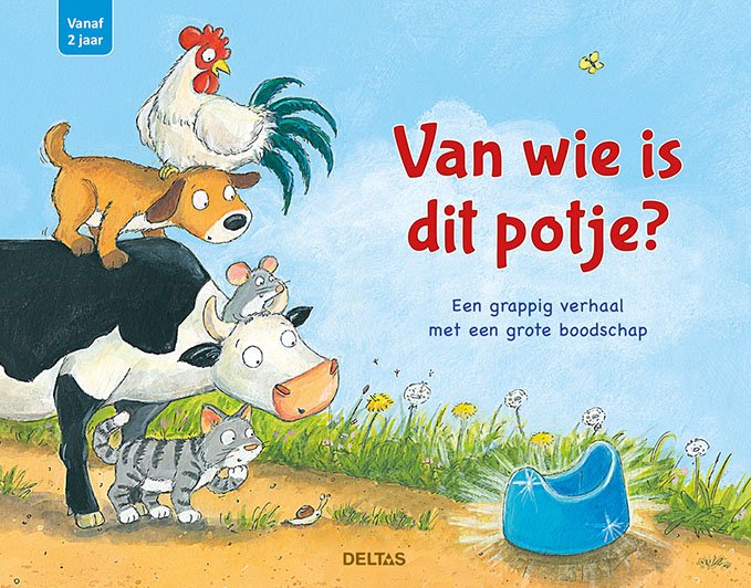 Binnenpagina van het grappige potjesboekje