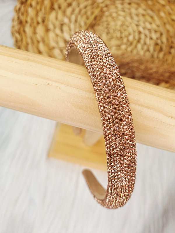 Rosé strass diadeem voor meisjes