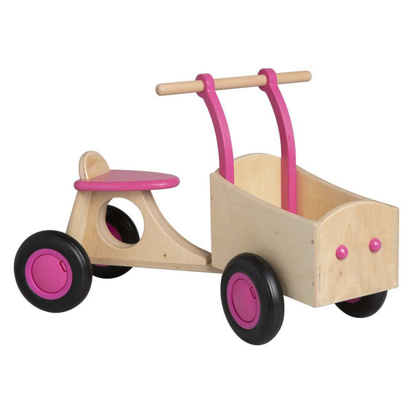 Houten loopbakfiets vanaf 1 jaar - Roze