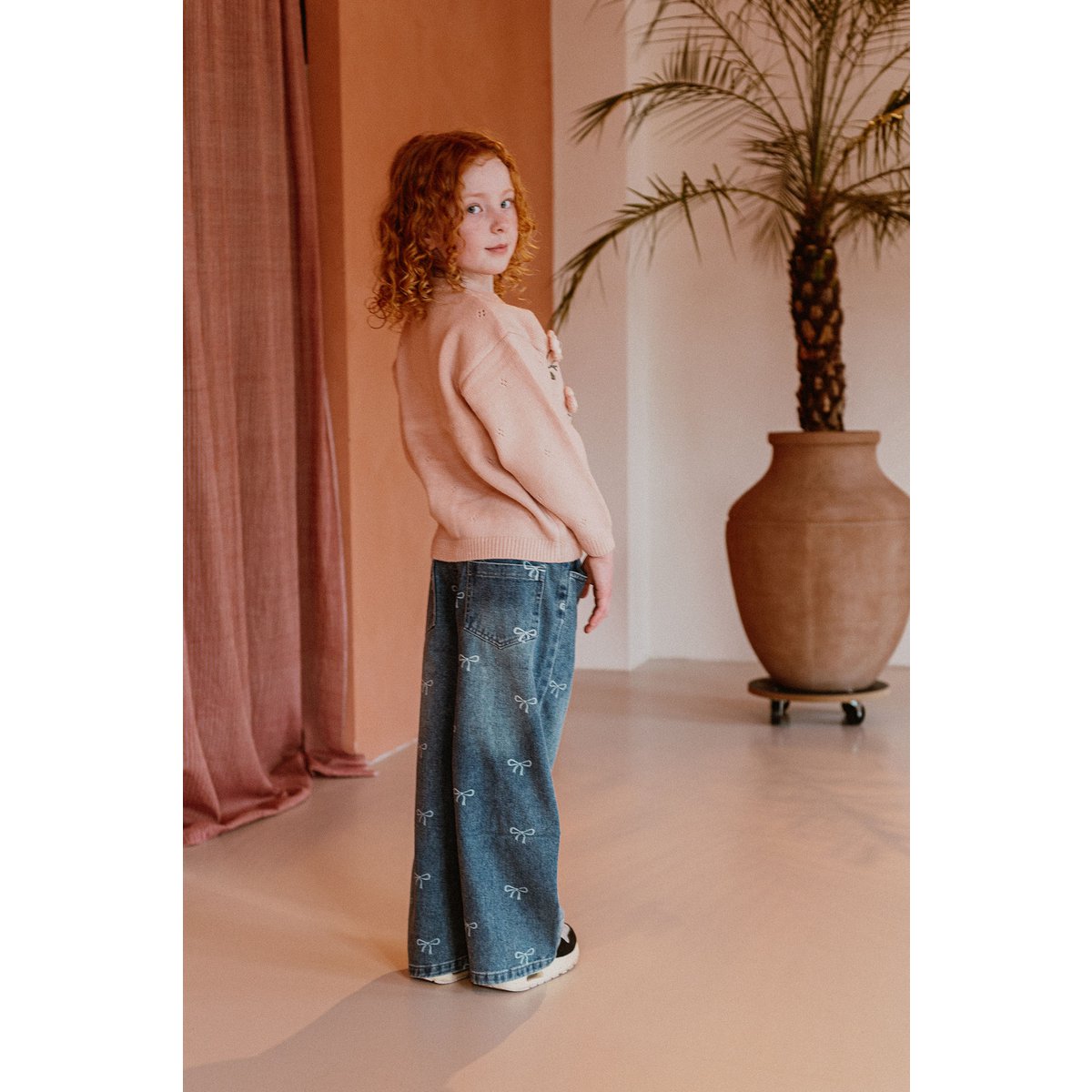 Rae Kinderjeans met Lintprint – Rechte Pijp
