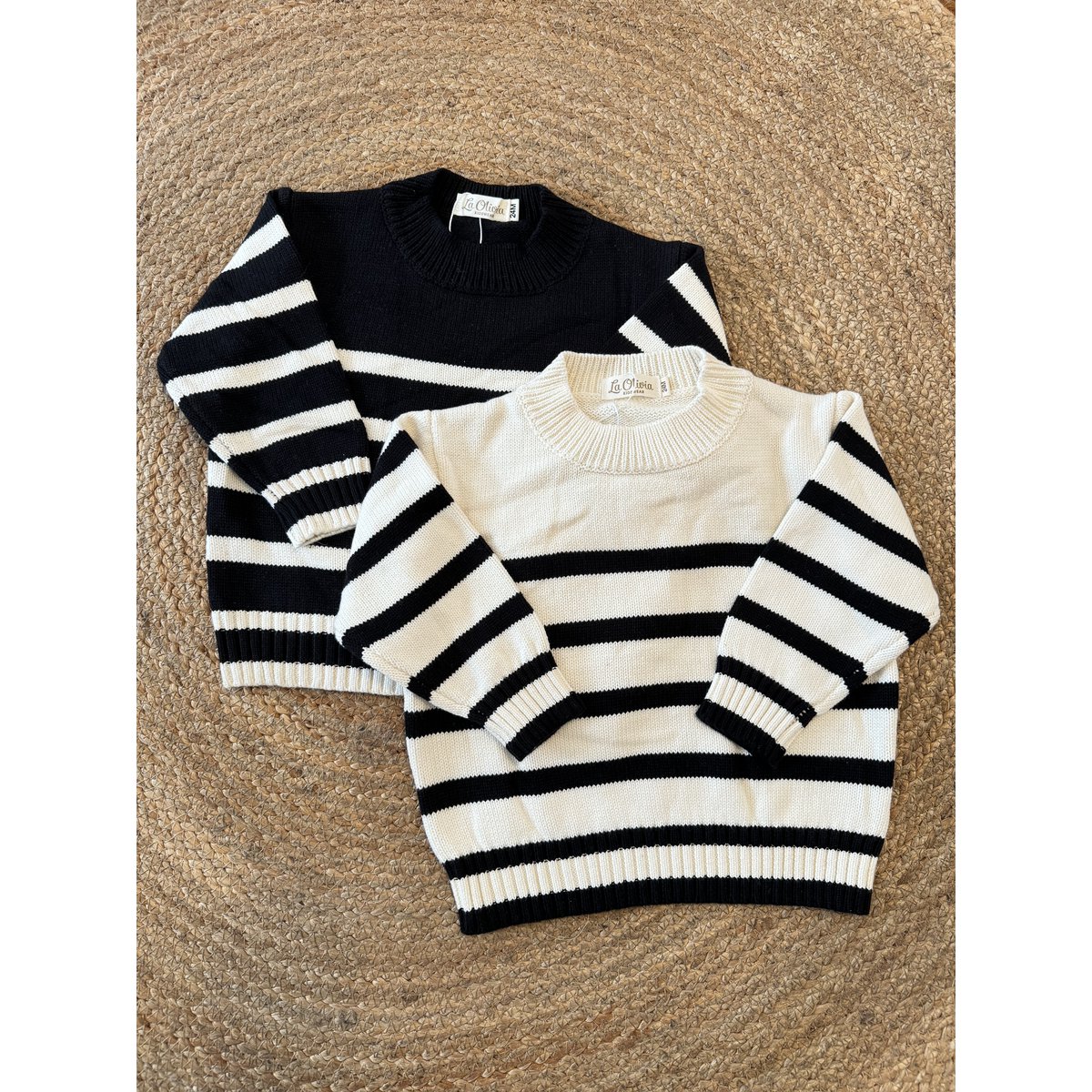 Riley gestreepte trui (unisex) 