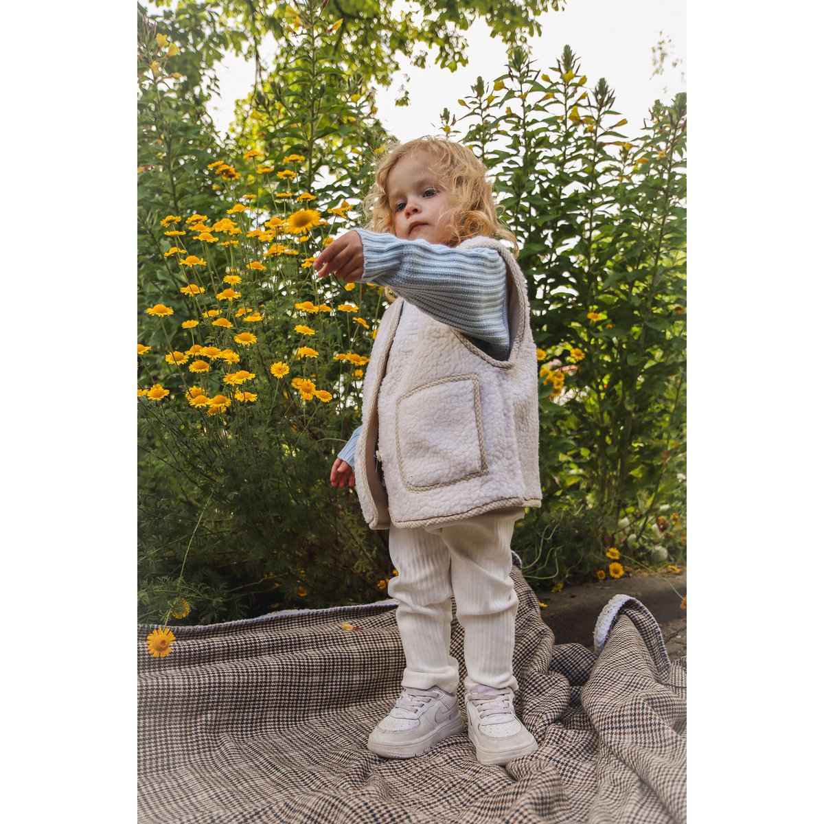 Lea Unisex Gebreide Kindertrui met Ronde Hals