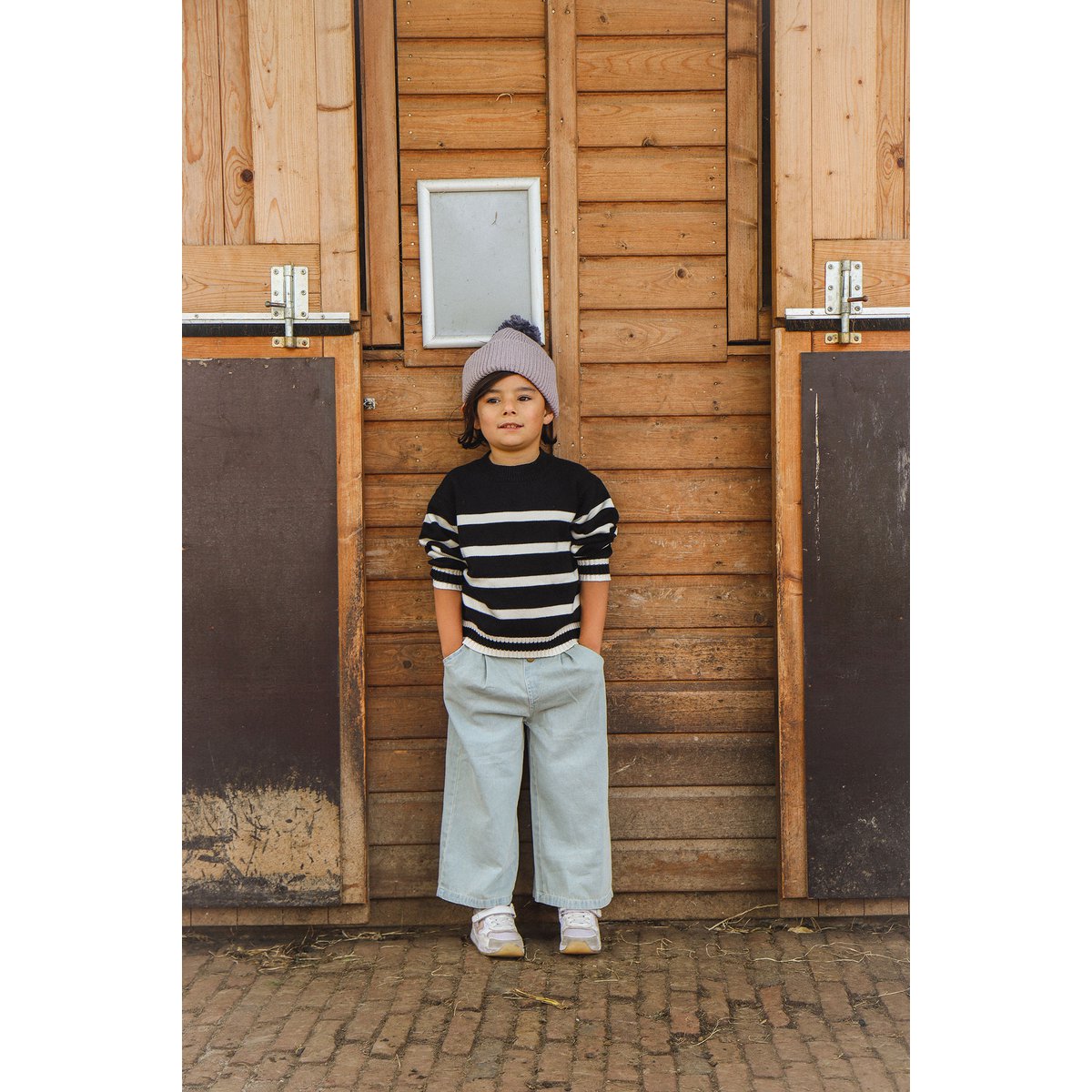 Riley gestreepte trui (unisex) 