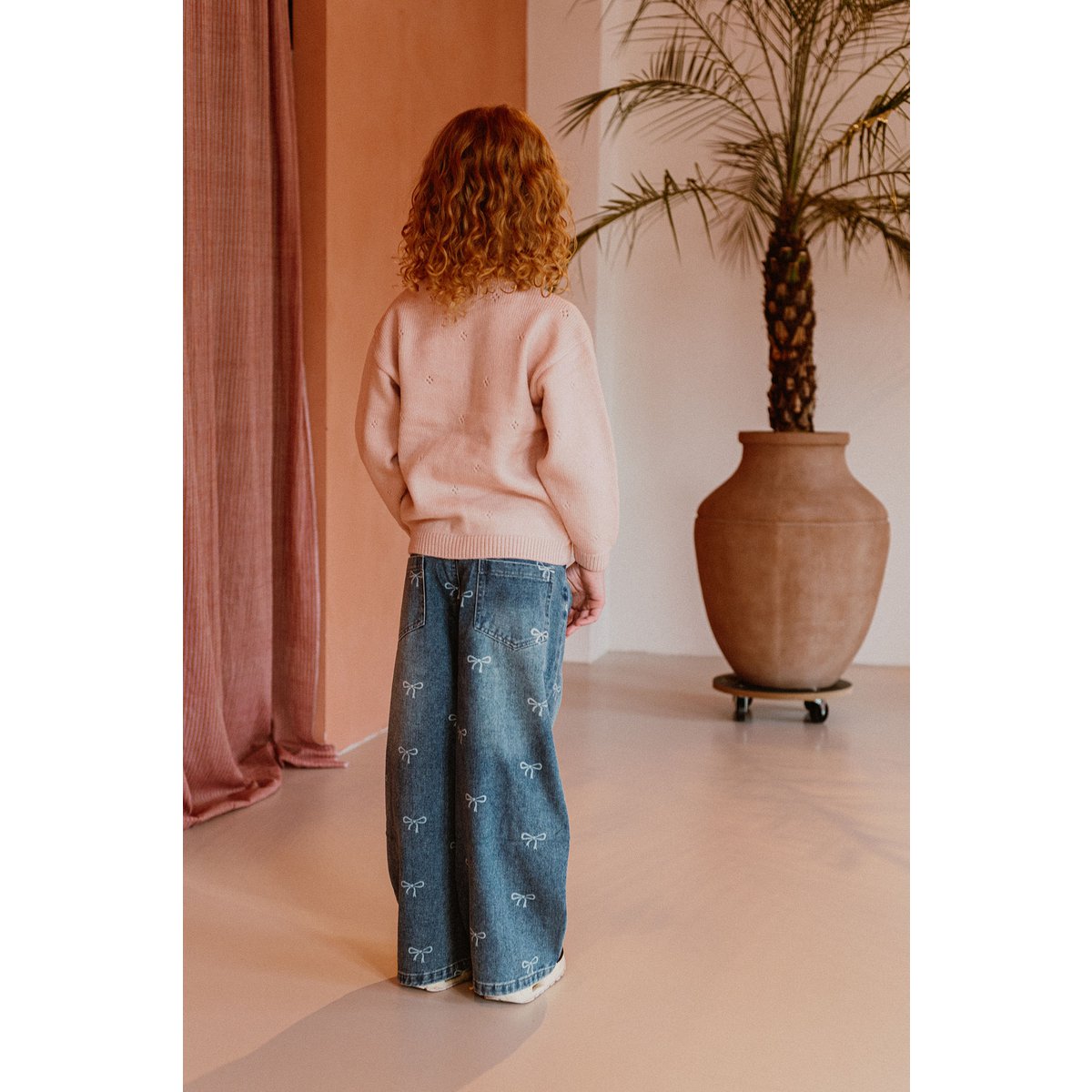 Rae Kinderjeans met Lintprint – Rechte Pijp