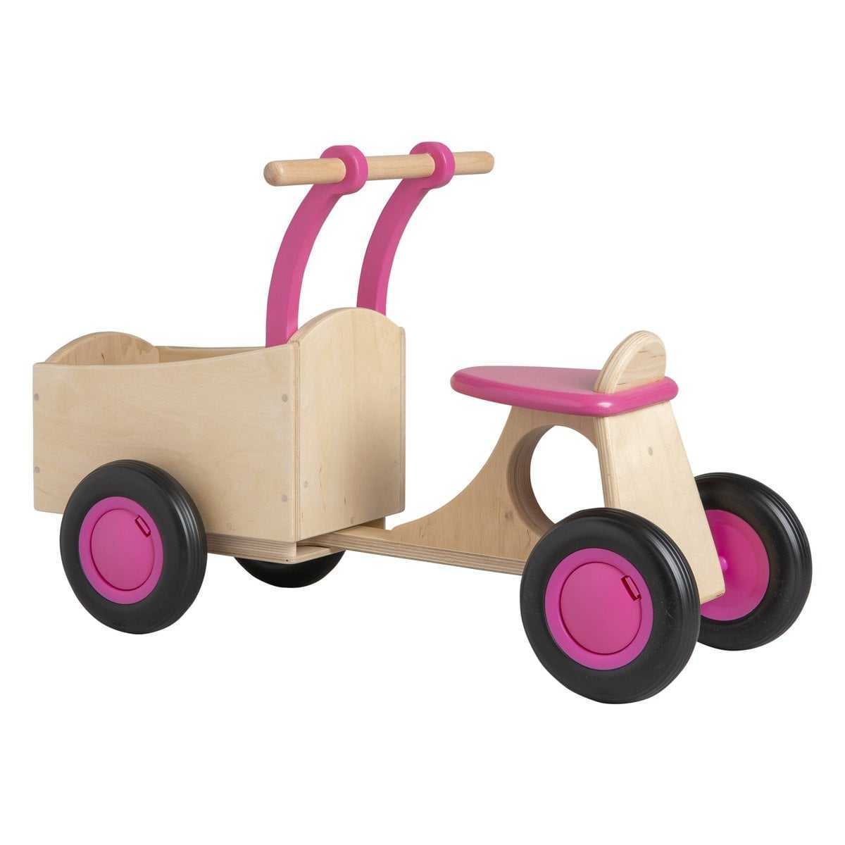 Houten loopbakfiets vanaf 1 jaar - Roze