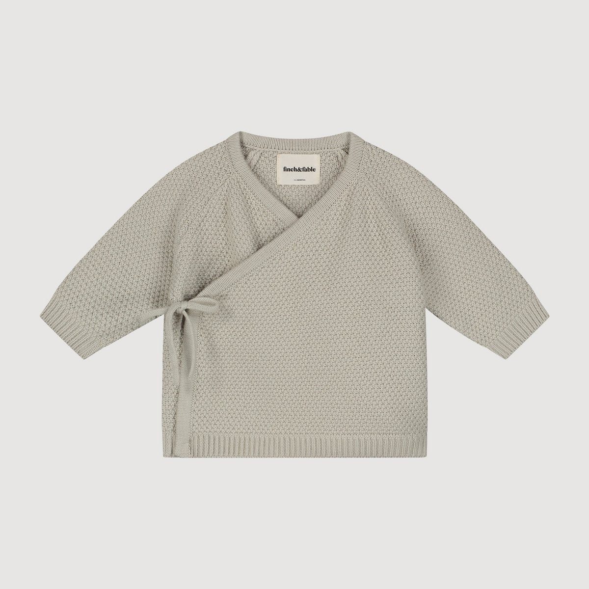 Gebreid Baby Kimono Topje van Biologisch Katoen