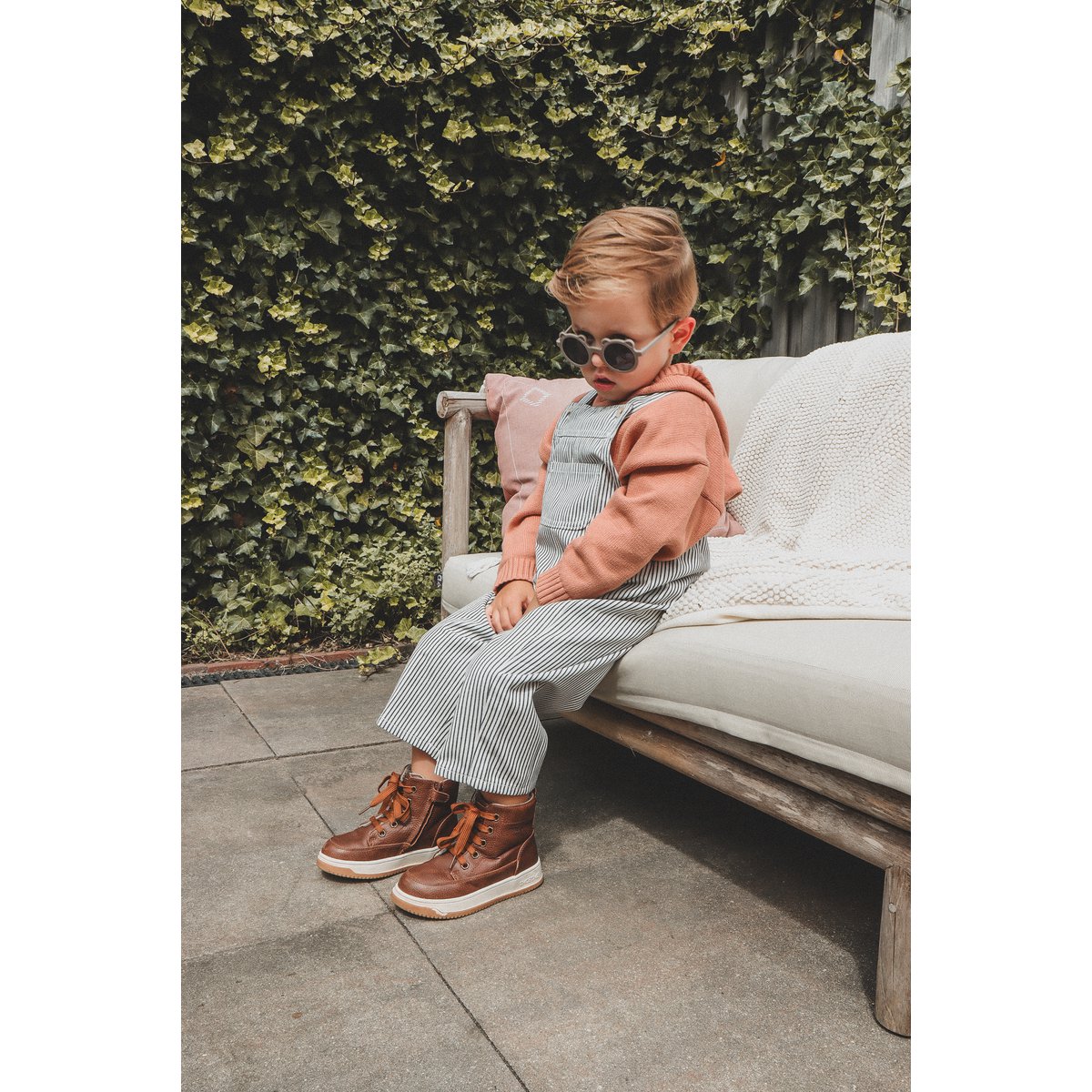 Alfie Gebreide Unisex Kinderhoodie van Katoen