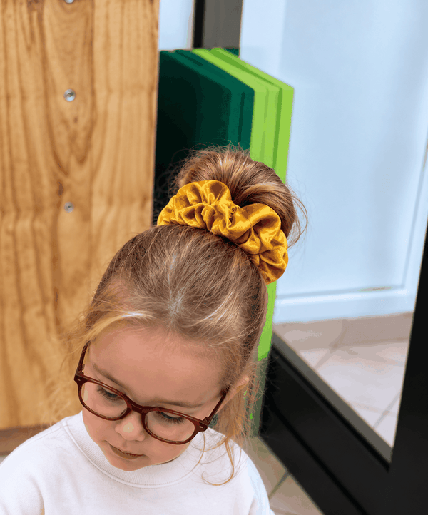 Luxe satijnen scrunchie Gold