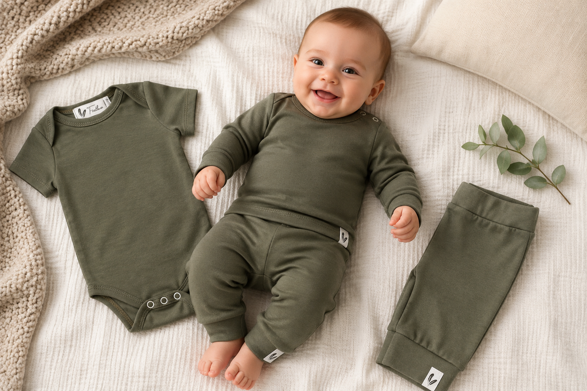 Juniper 3-delige babyset van GOTS-gecertificeerd katoen
