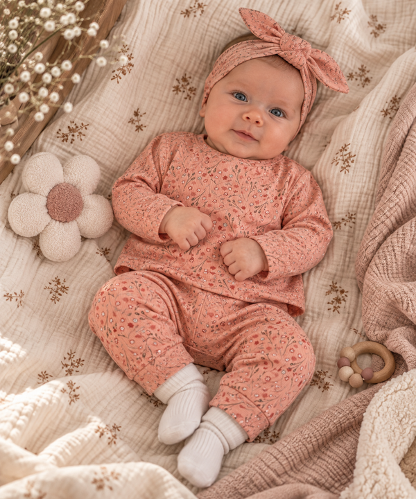 Newborn Broekje Rusty Flower | Feathers®