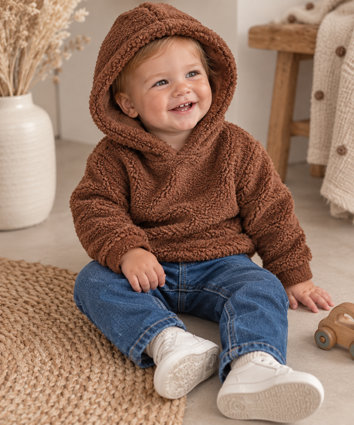 Hoodie Teddy Brown