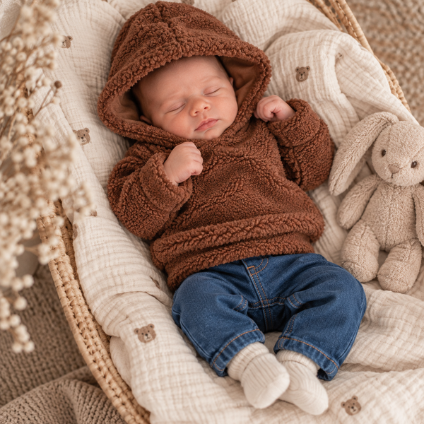 Hoodie Teddy Brown