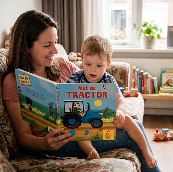 Ga je Mee met de Tractor? | Interactief Babyboekje met Beweegbare Elementen (1+)