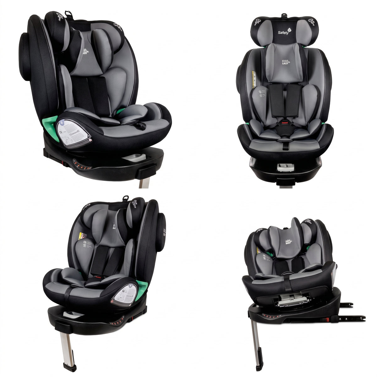 Interbaby Pax autostoel 360 graden rotatie in auto