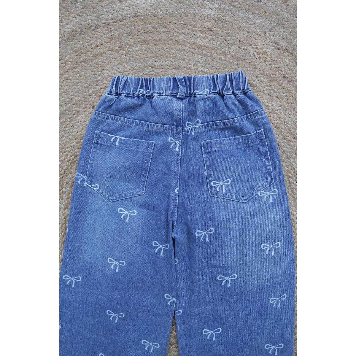 Rae Kinderjeans met Lintprint – Rechte Pijp
