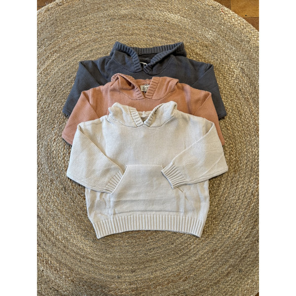 Alfie Gebreide Unisex Kinderhoodie van Katoen