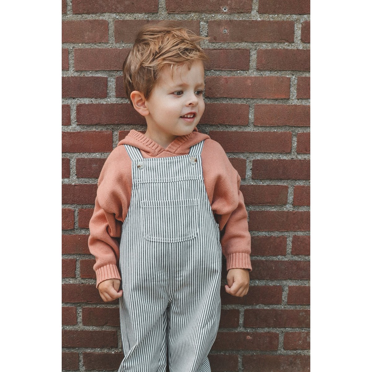 Alfie Gebreide Unisex Kinderhoodie van Katoen