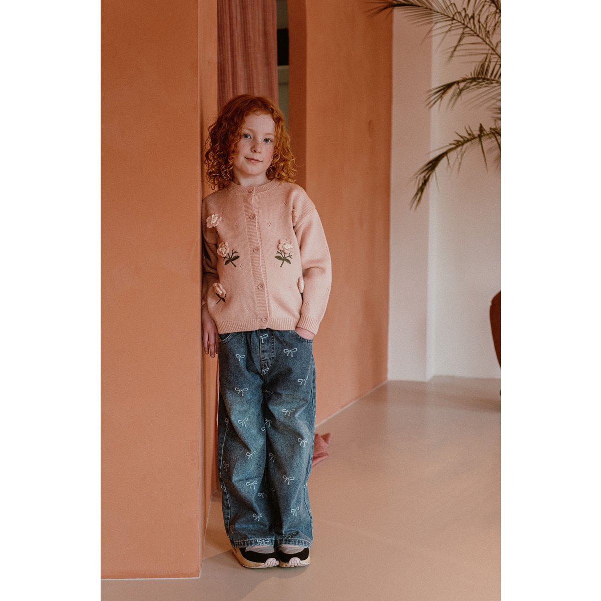 Rae Kinderjeans met Lintprint – Rechte Pijp