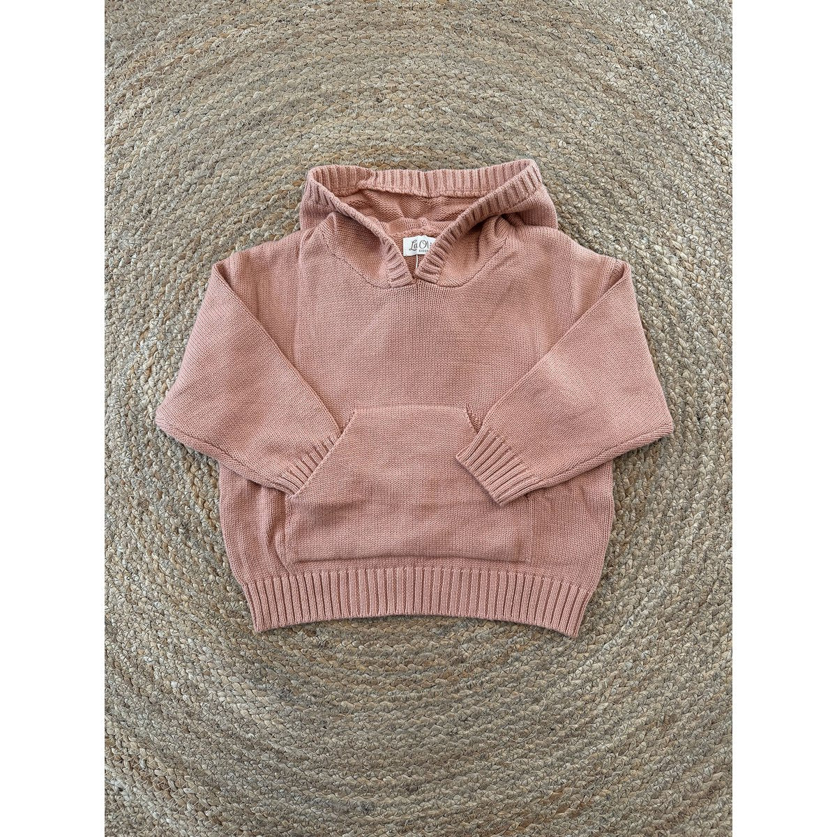 Alfie Gebreide Unisex Kinderhoodie van Katoen