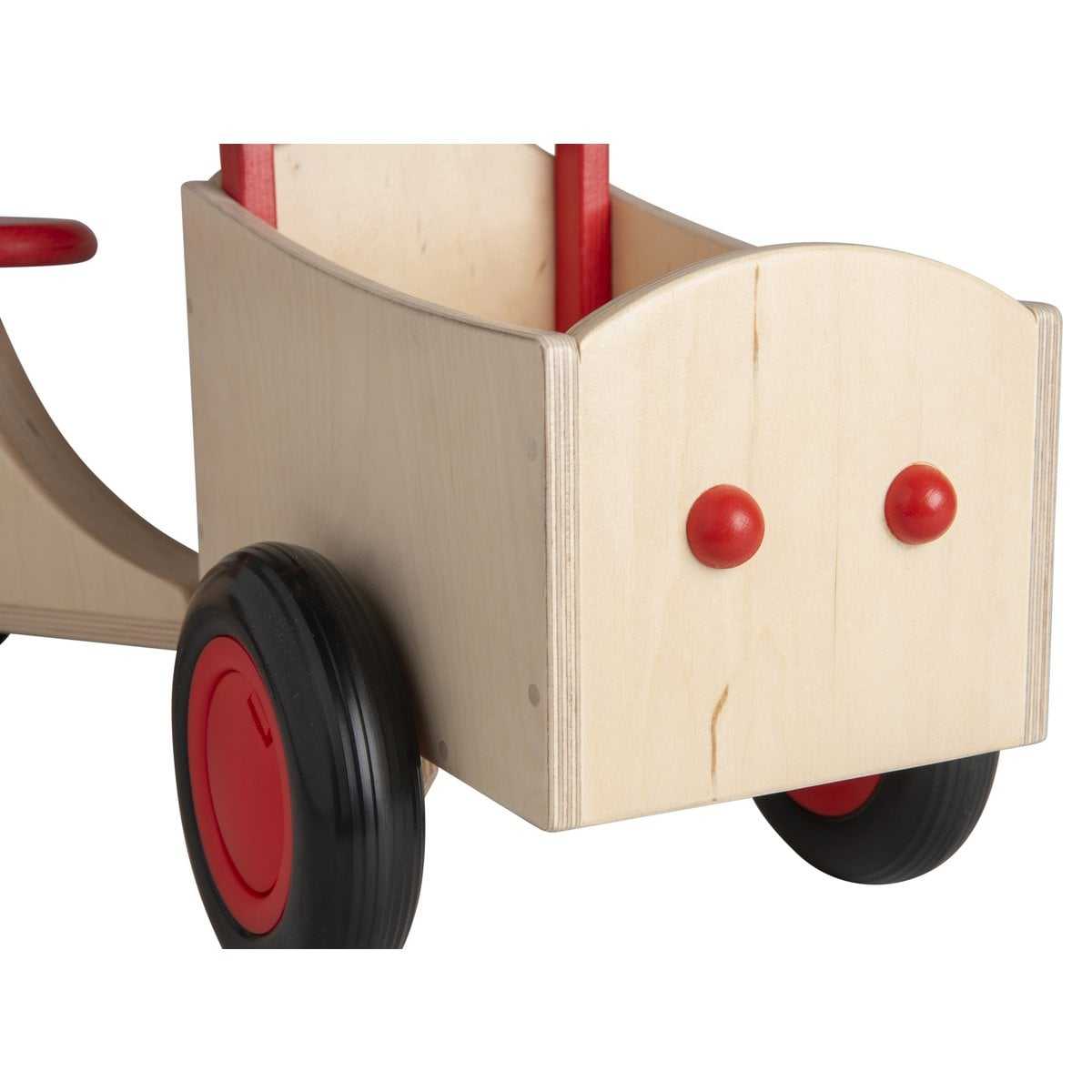 Houten loopbakfiets vanaf 1 jaar - Rood