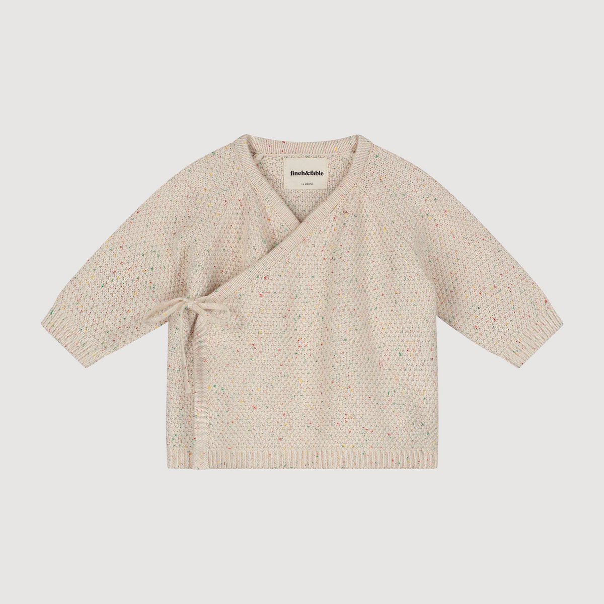 Gebreid Baby Kimono Topje van Biologisch Katoen
