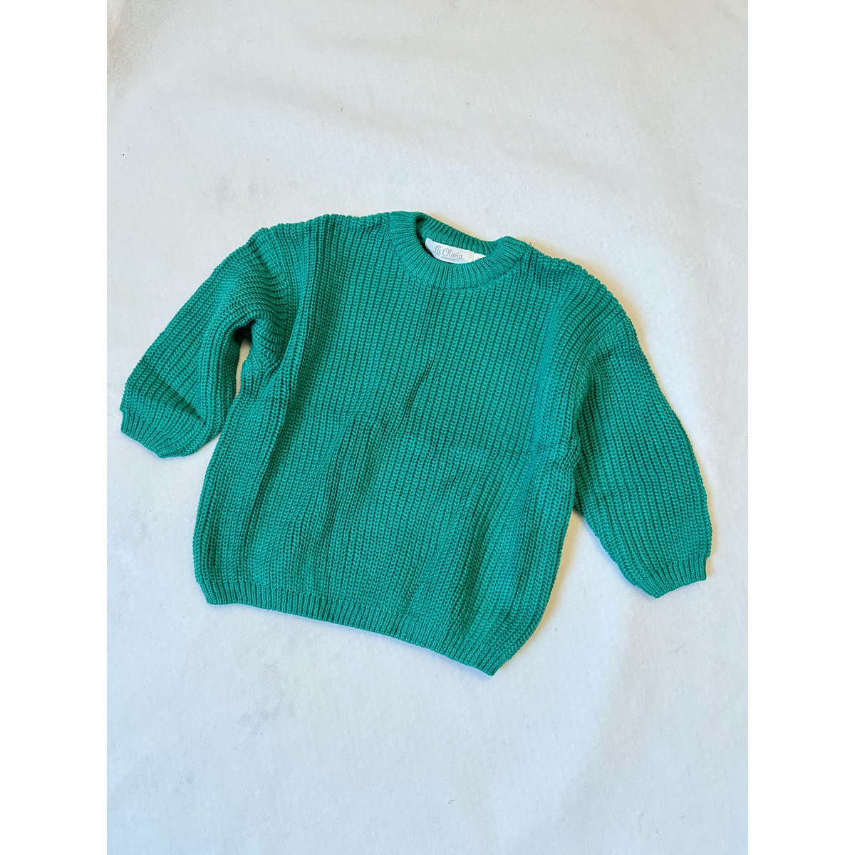 Liv Basic Kindertrui van Katoen – Kerstkleuren