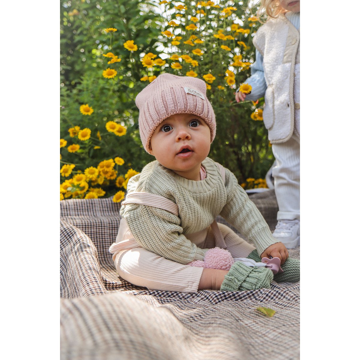 Lea Unisex Gebreide Kindertrui met Ronde Hals